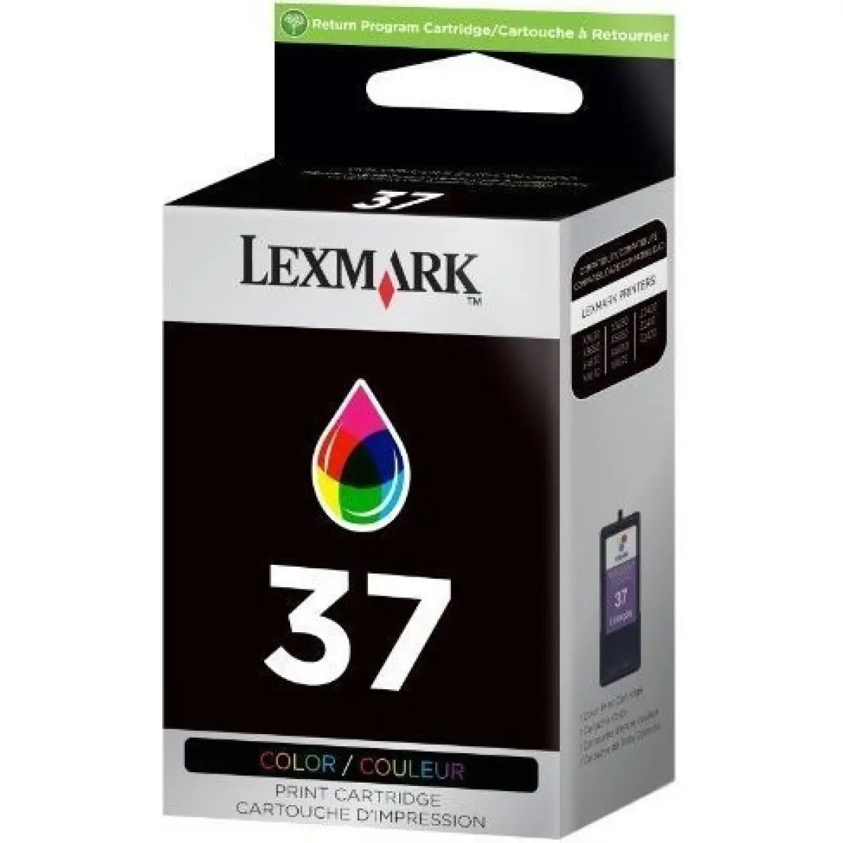 Lexmark 37 Couleur Cartouche authentique au meilleur prix