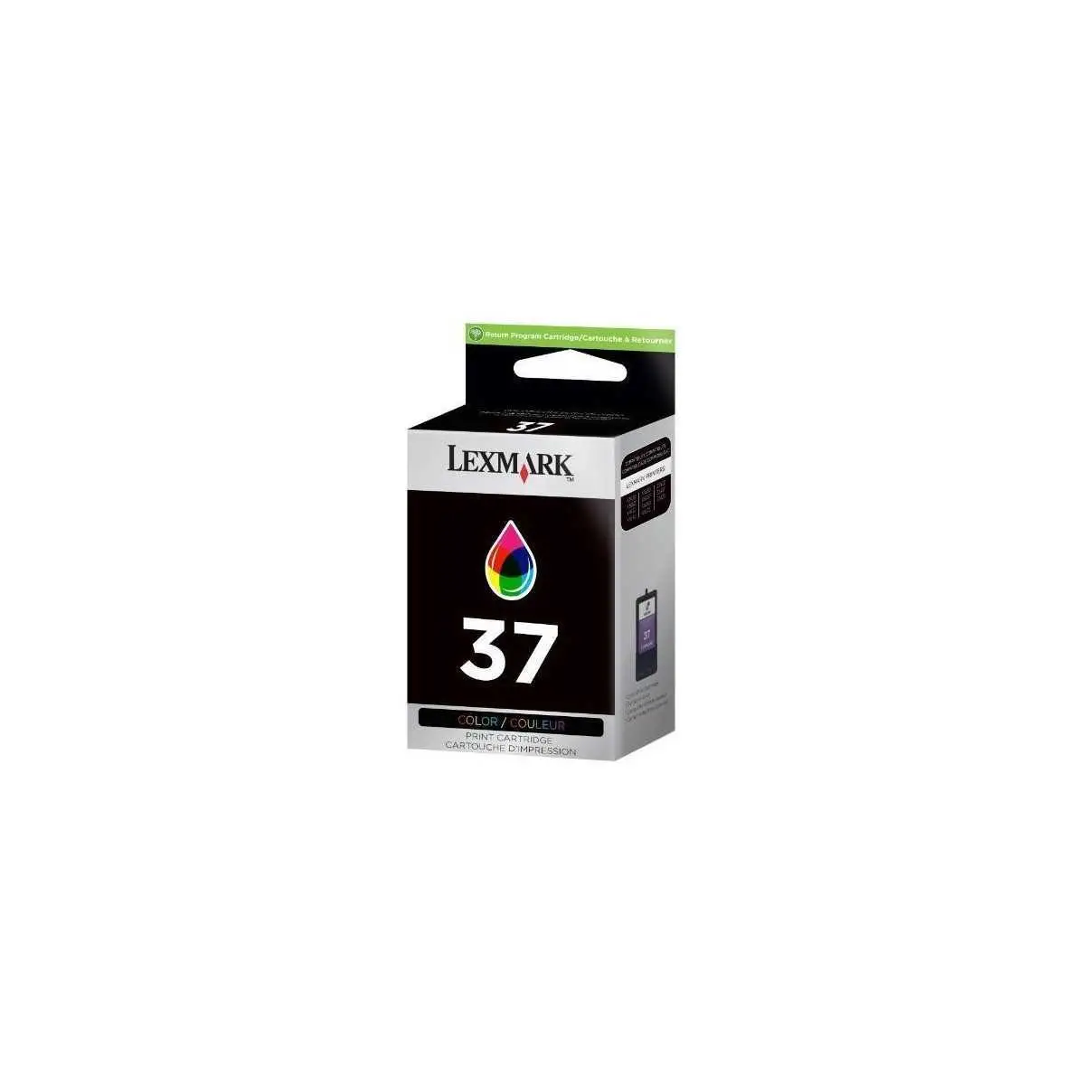 Lexmark 37 Couleur Cartouche authentique au meilleur prix