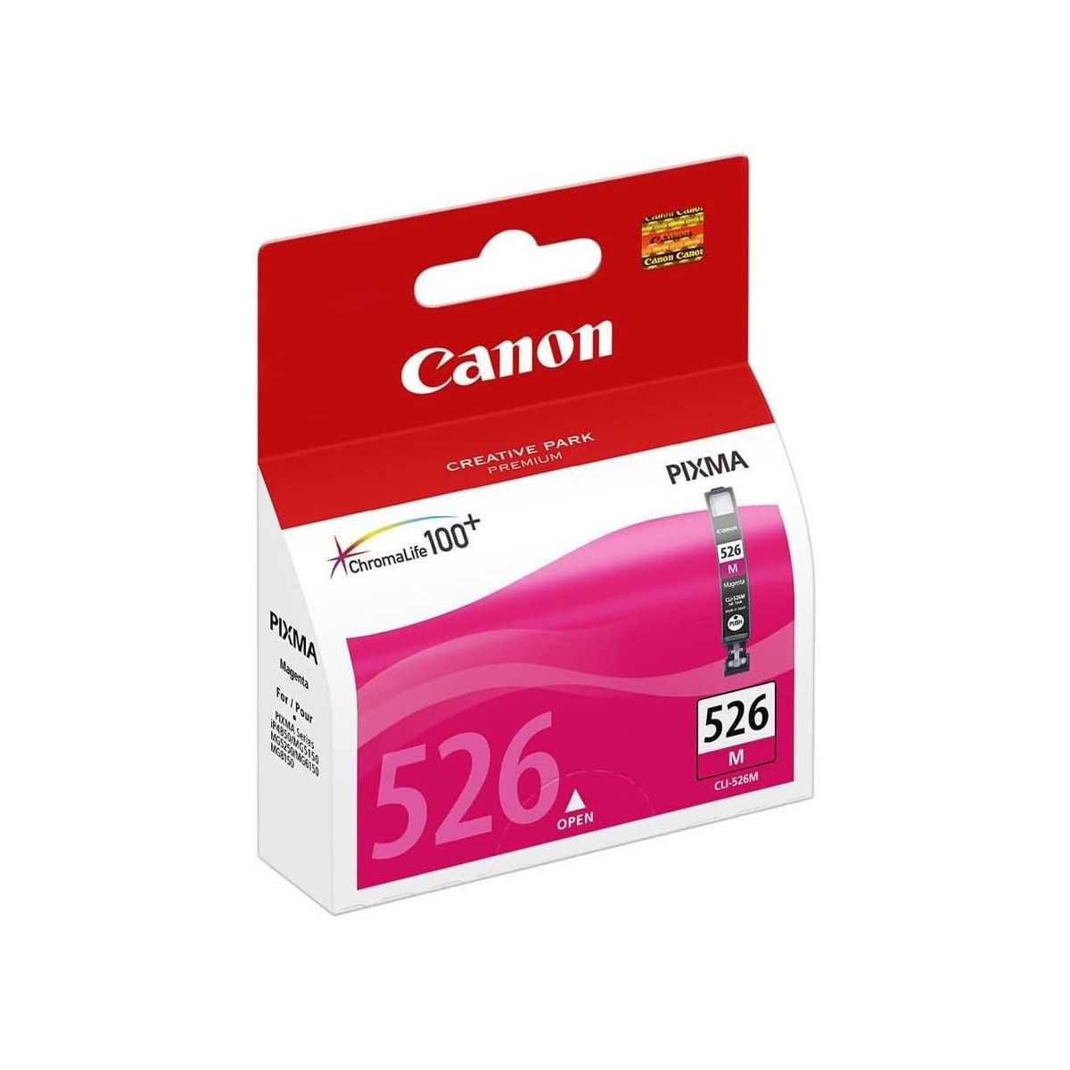Canon CLI-526M Magenta Cartouche d'encre d'origine au meilleur prix Canon CLI-526M Magenta Cartouche d'encre d'origine au meilleur prix