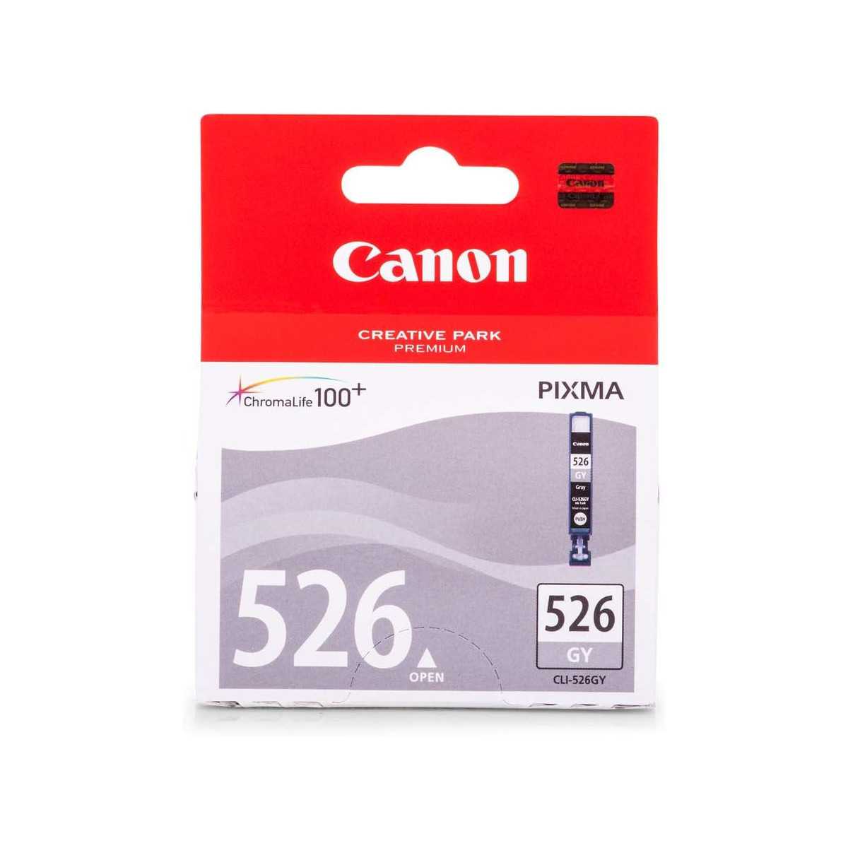 Canon CLI-526GY Gris Cartouche d'encre d'origine au meilleur prix Canon CLI-526GY Gris Cartouche d'encre d'origine au meilleur prix