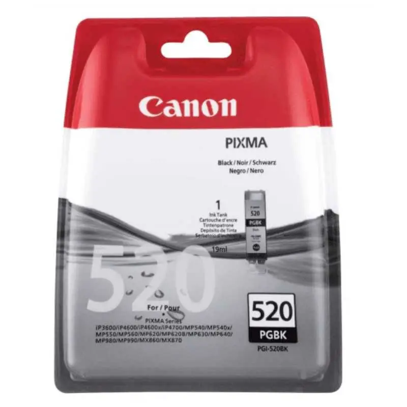 Canon PGI-520BK Noir Cartouche d'encre d'origine au meilleur prix Canon PGI-520BK Noir Cartouche d'encre d'origine au meilleur prix