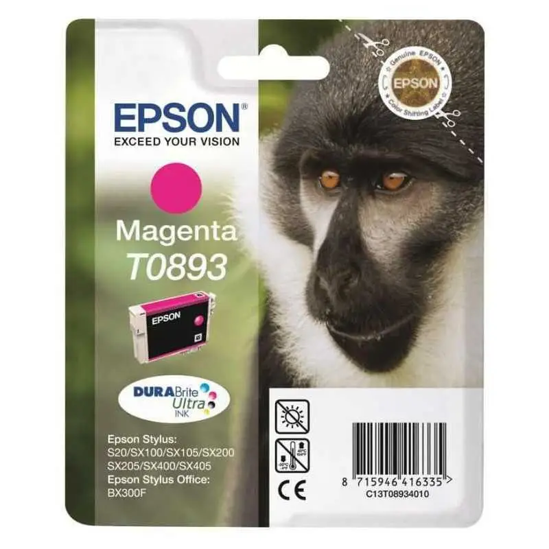 Epson T0893 Magenta Singe Cartouche authentique au meilleur prix