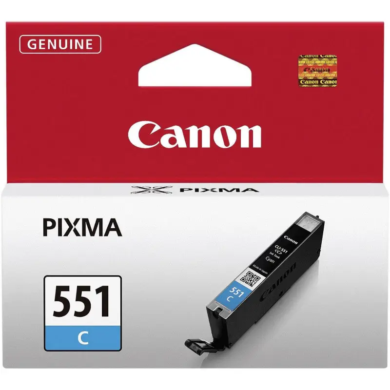 Canon CLI-551C Cyan Cartouche authentique au meilleur prix
