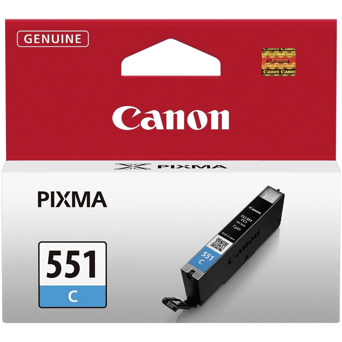 Canon CLI-551C Cyan Cartouche authentique au meilleur prix