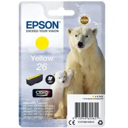 Epson 26 Cyan Ours polaire Cartouche authentique au meilleur prix