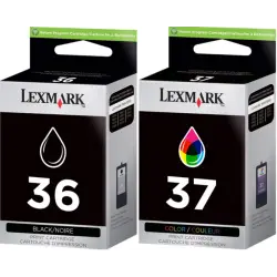 Lexmark 36/37 Noir couleur Pack de cartouches authentiques au meilleur prix