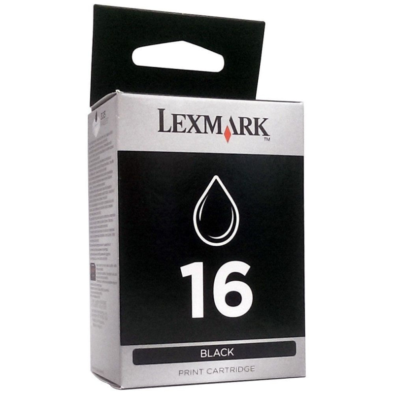 Lexmark 16 Noir Cartouche authentique au meilleur prix