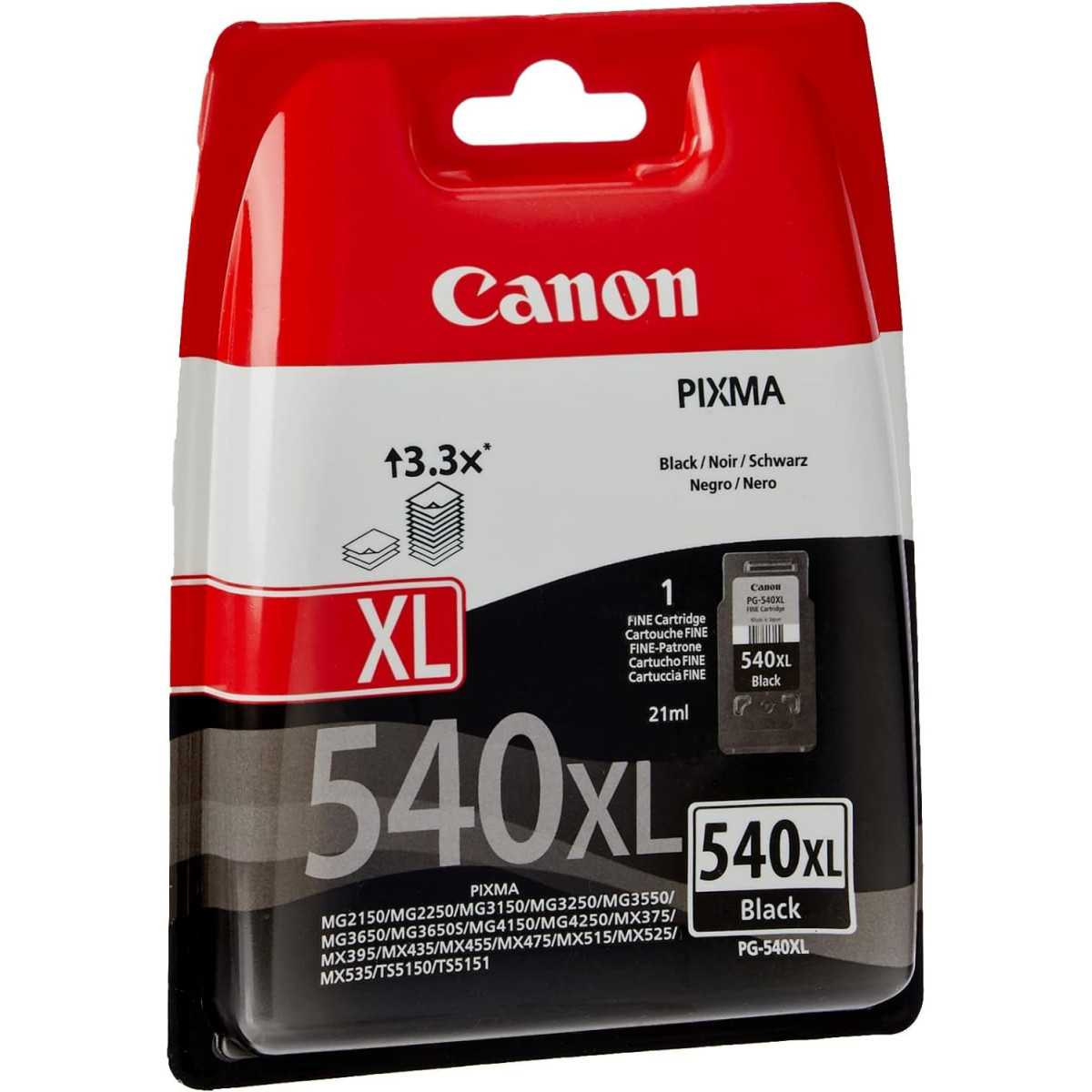Canon PG-540XL Noir Cartouche d'encre d'origine au meilleur prix Canon PG-540XL Noir Cartouche d'encre d'origine au meilleur prix
