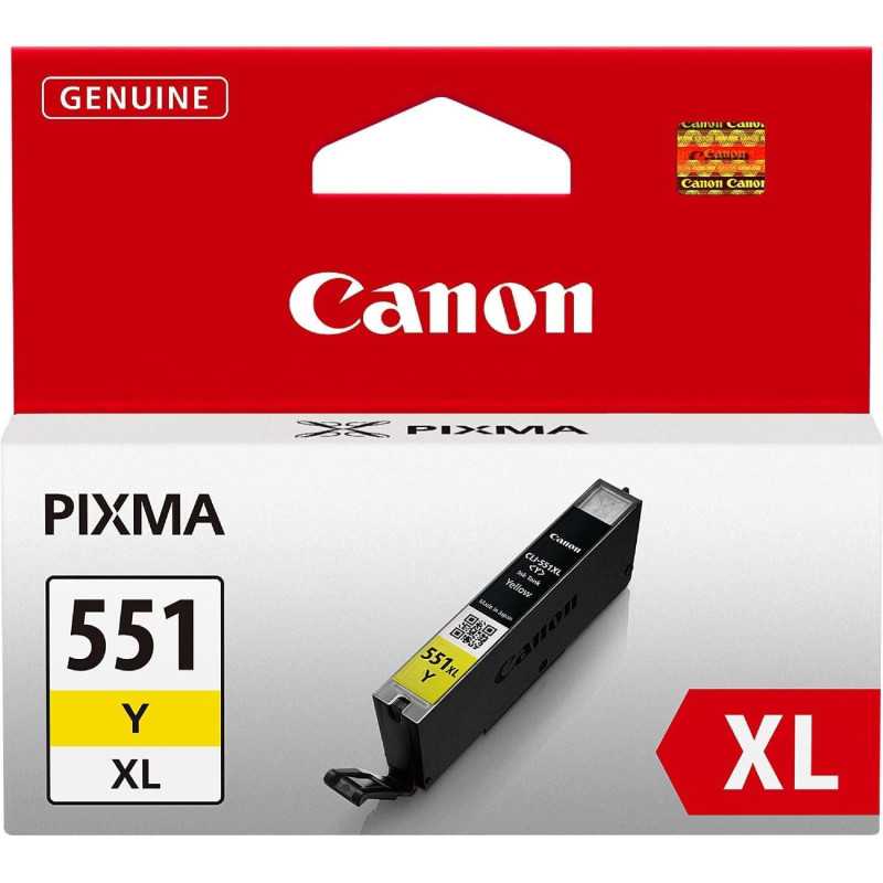 Canon CLI-551Y XL Jaune Cartouche d'encre d'origine au meilleur prix