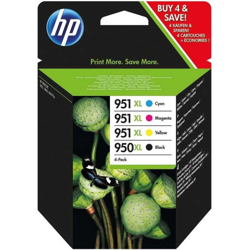 HP 950XL/951XL Noir couleur Pack de 4 Cartouches au meilleur prix