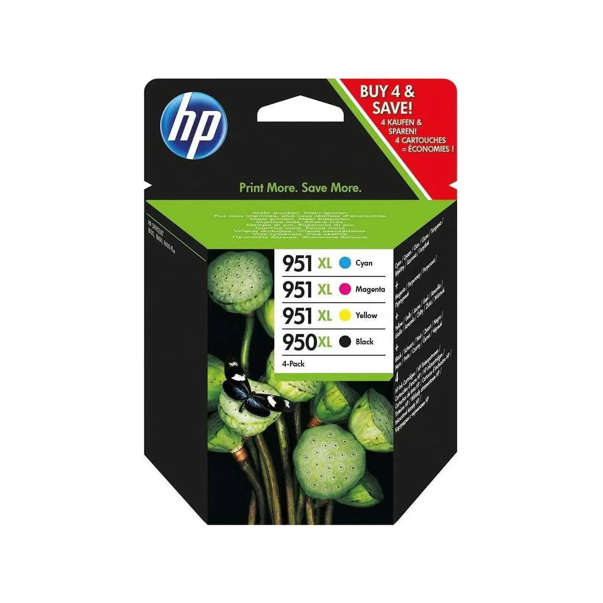 HP 950XL/951XL Noir couleur Pack de 4 Cartouches au meilleur prix