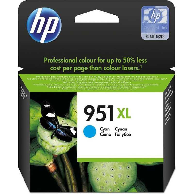 HP 951XL Cyan Cartouche d'encre d'origine au meilleur prix