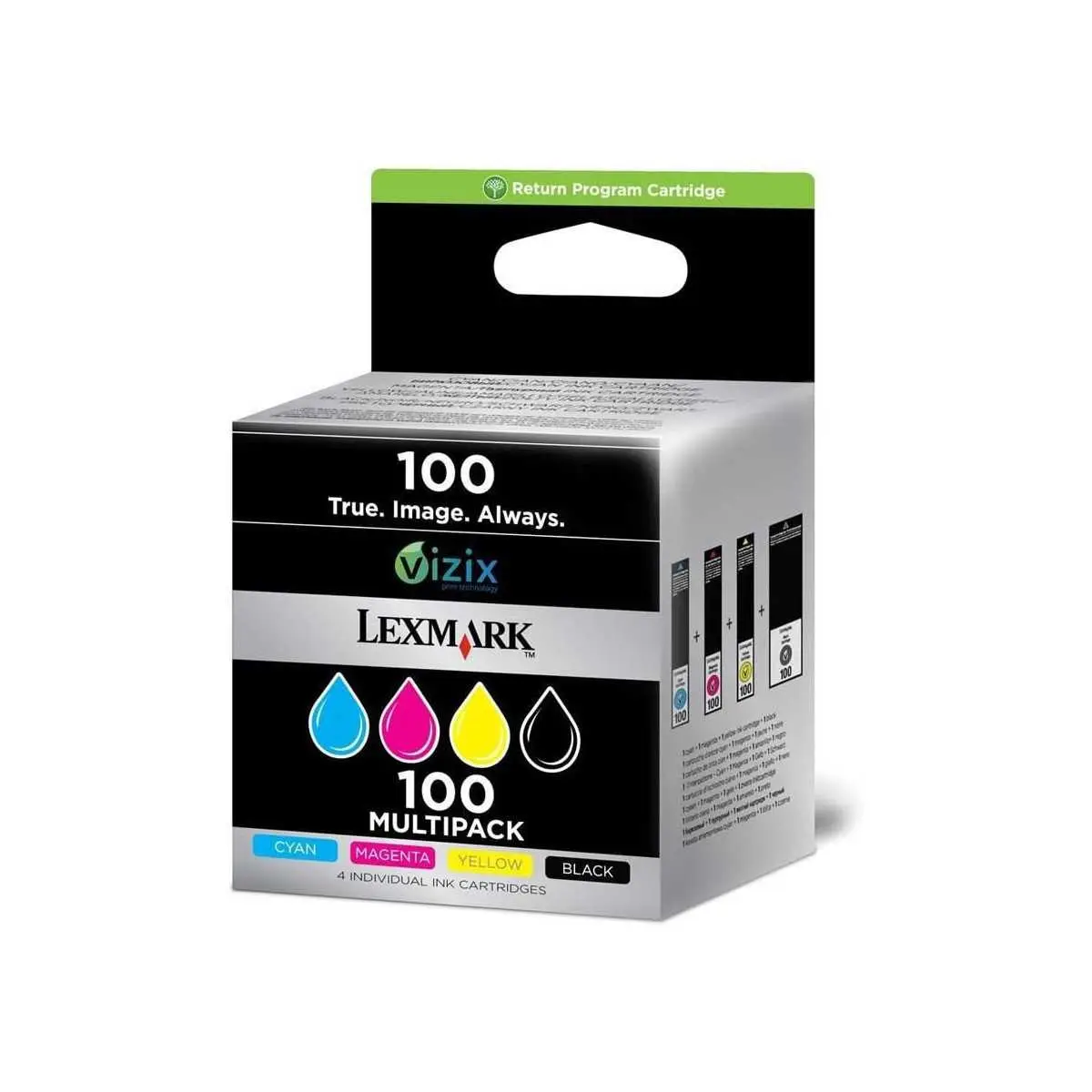 Lexmark 100 Noir couleur Pack de cartouches authentiques au meilleur prix Lexmark 100 Noir couleur Pack de cartouches authentiques au meilleur prix