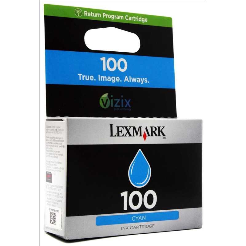Lexmark 100 Cyan Cartouche d'encre d'origine au meilleur prix