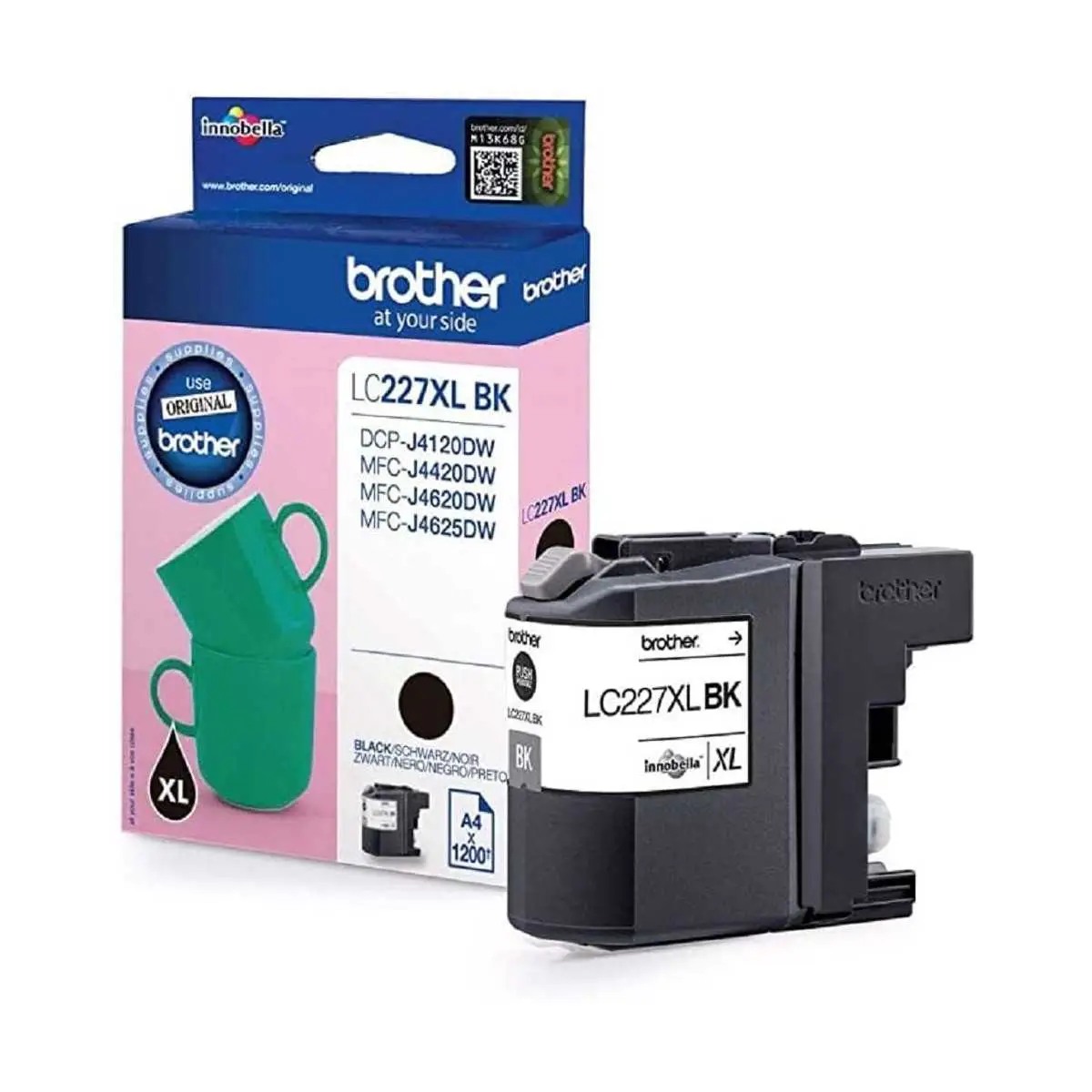 Brother LC227XL BK Noir Cartouche d'encre d'origine