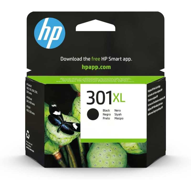 HP 301XL Noir Cartouche d'encre d'origine au meilleur prix