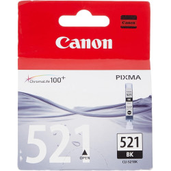 Canon CLI-521BK Noir Cartouche d'encre d'origine moins chère