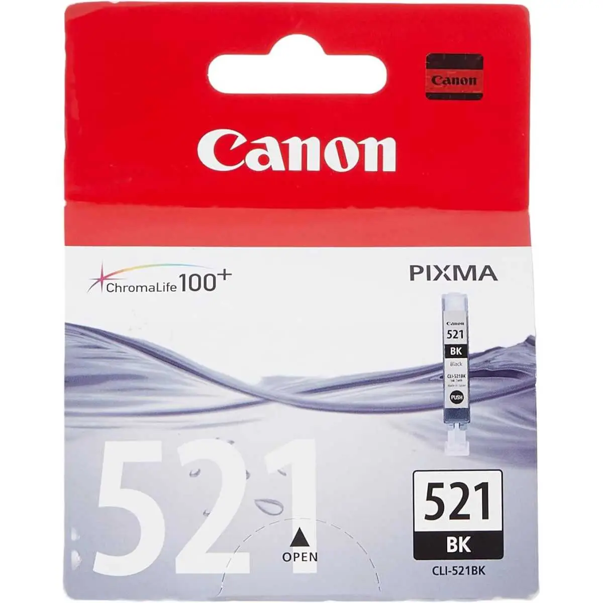 Canon CLI-521BK Noir Cartouche d'encre d'origine moins chère Canon CLI-521BK Noir Cartouche d'encre d'origine moins chère