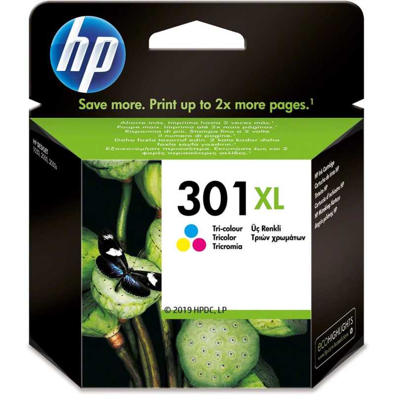 HP 301XL Couleur Cartouche d'encre d'origine au meilleur prix