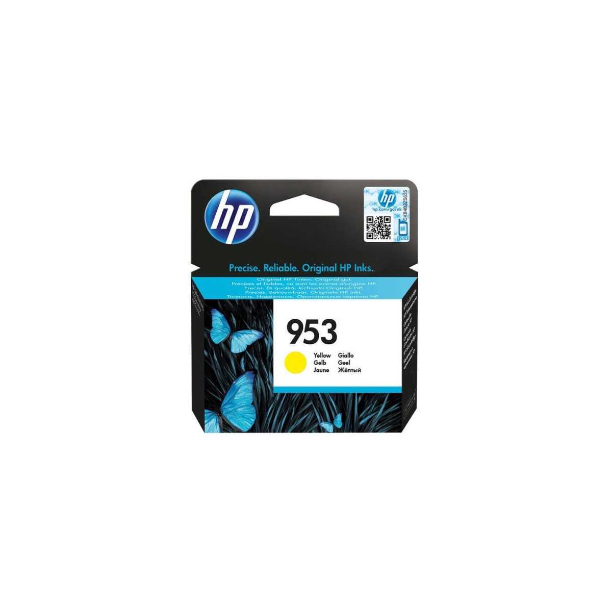 HP 953 Jaune Cartouche d'encre d'origine au meilleur prix HP 953 Jaune Cartouche d'encre d'origine au meilleur prix