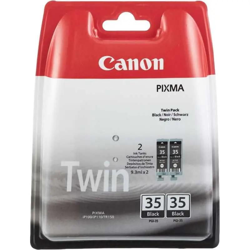 Pack de 2 cartouches Canon PGI-35 Noir – Livraison gratuite Pack de 2 cartouches Canon PGI-35 Noir – Livraison gratuite
