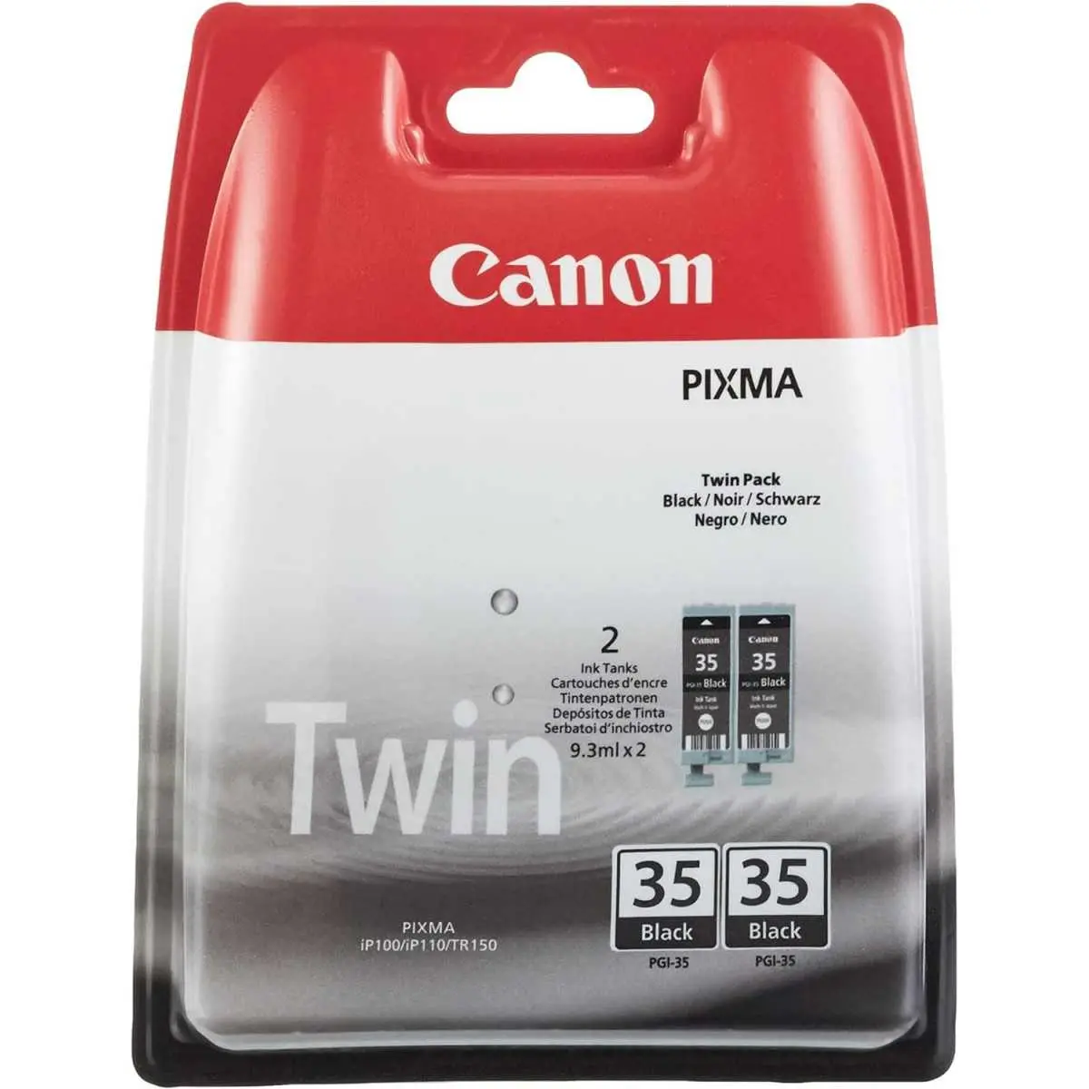 Pack de 2 cartouches Canon PGI-35 Noir – Livraison gratuite Pack de 2 cartouches Canon PGI-35 Noir – Livraison gratuite