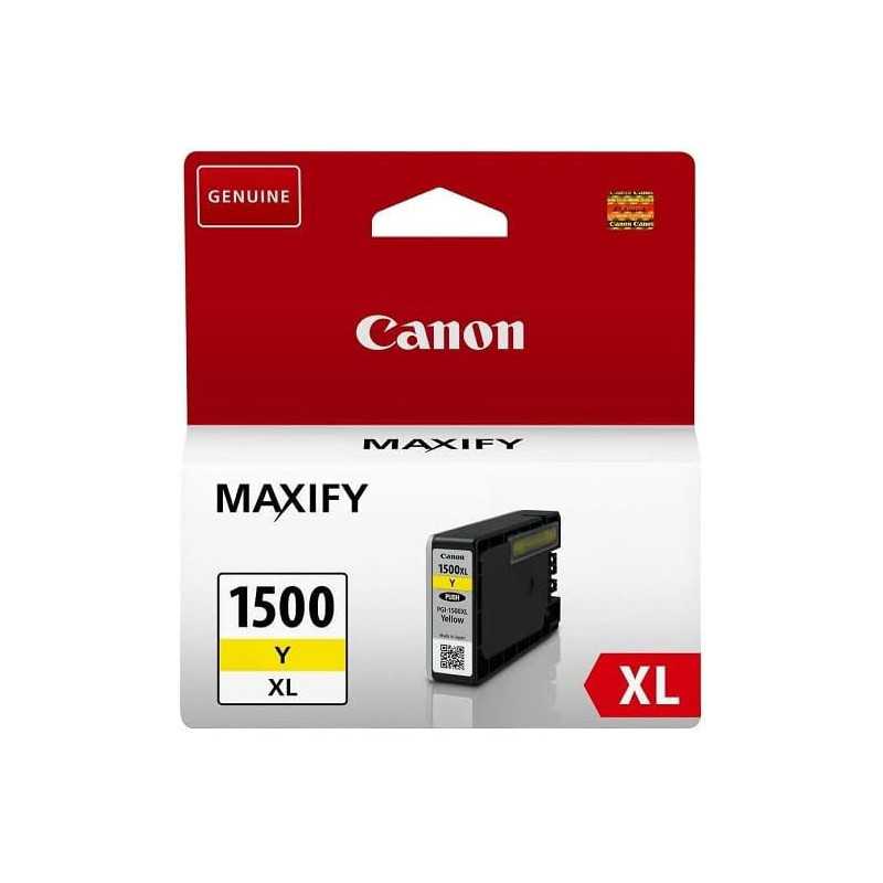 Canon PGI-1500XL-Y Jaune Cartouche d'encre au meilleur prix