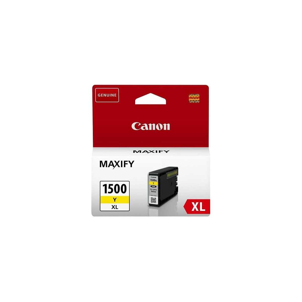 Canon PGI-1500XL-Y Jaune Cartouche d'encre au meilleur prix Canon PGI-1500XL-Y Jaune Cartouche d'encre au meilleur prix