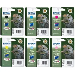 Epson T0797 Noir couleur Chouette Pack de cartouches authentiques au meilleur prix