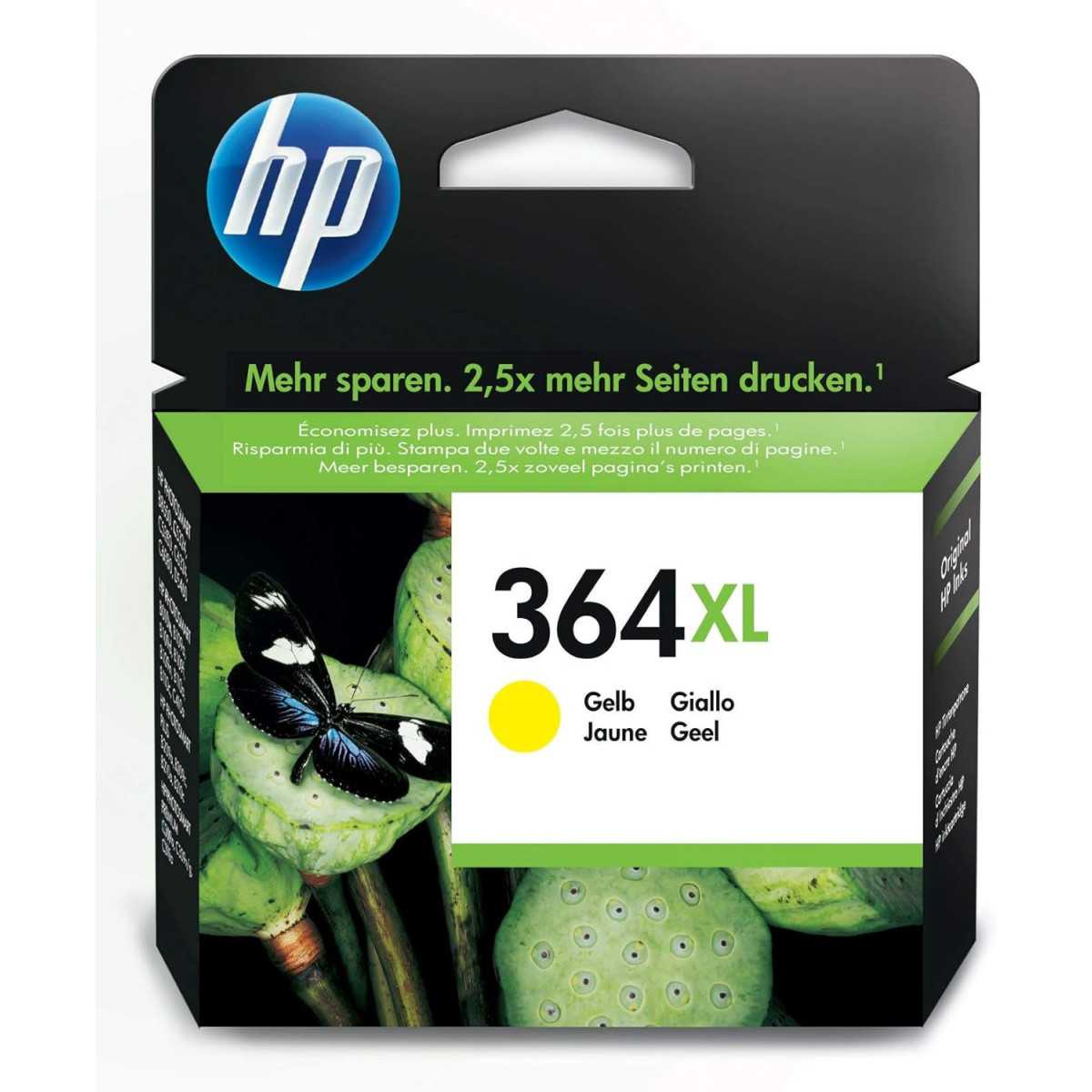 HP 364XL Jaune Cartouche d'encre d'origine au meilleur prix HP 364XL Jaune Cartouche d'encre d'origine au meilleur prix