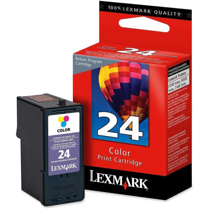 Lexmark 24 Couleur Cartouche d'encre d'origine au meilleur prix.