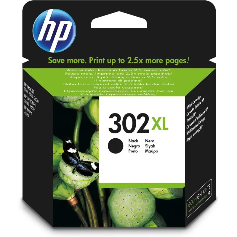 HP 302XL Noir Cartouche authentique au meilleur prix