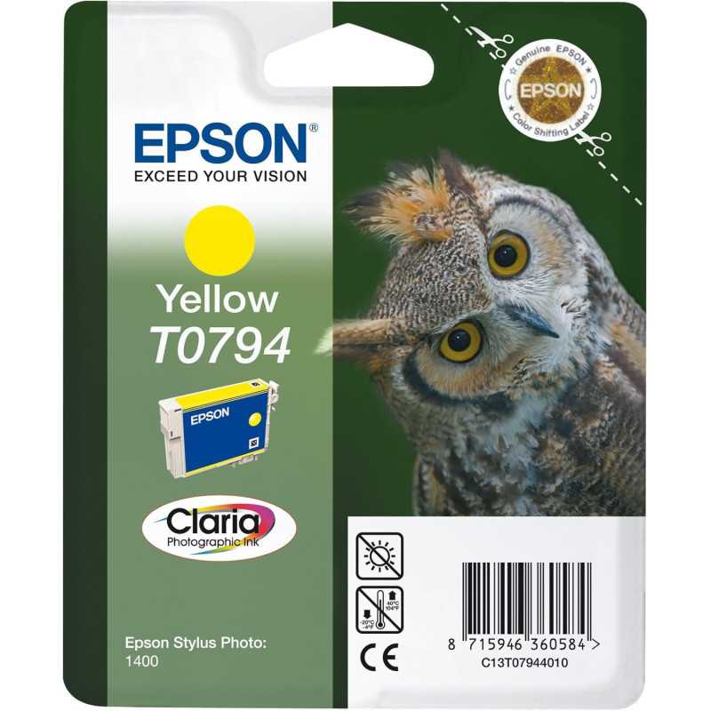 Epson T0794 Chouette Jaune Cartouche d'encre au meilleur prix