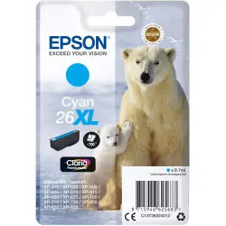 Epson 26XL Cyan Ours polaire Cartouche d'encre d'origine