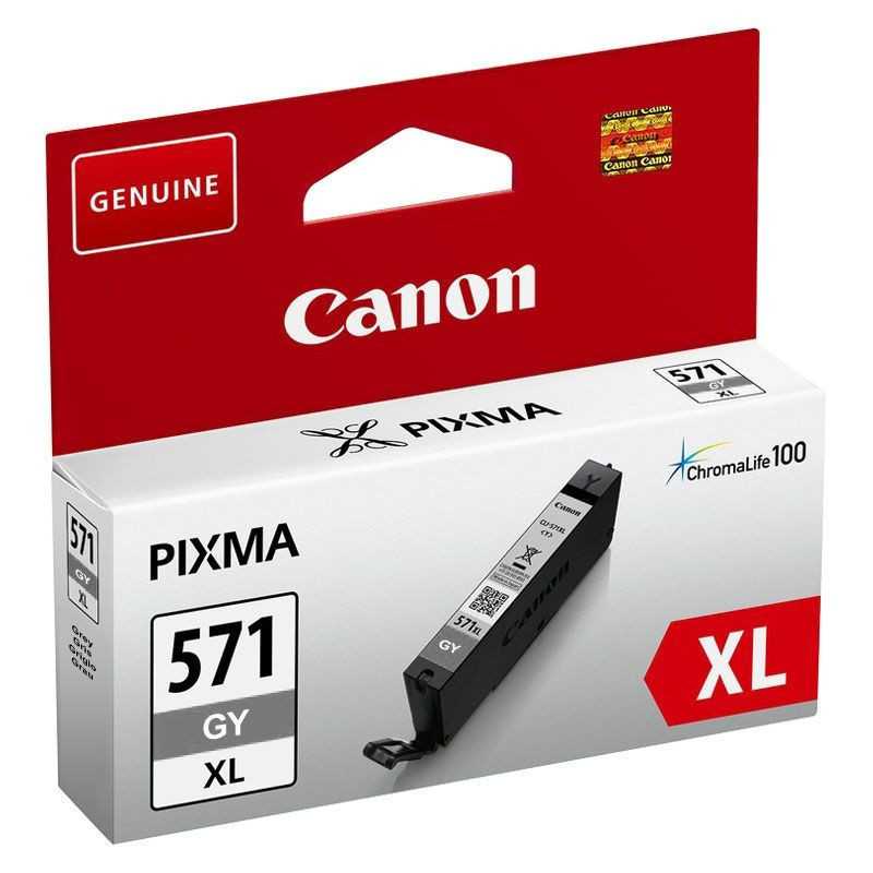 Canon CLI-571GY XL Gris Cartouche d'encre d'origine au meilleur prix