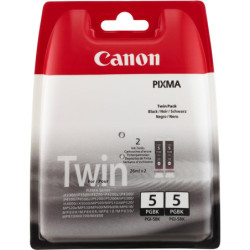 Canon PGI-5BK Noir Pack de 2 cartouches authentiques au meilleur prix