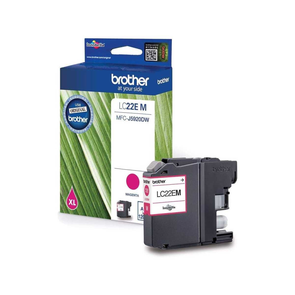 Brother LC22E M Magenta Cartouche authentique au meilleur prix Brother LC22E M Magenta Cartouche authentique au meilleur prix