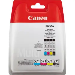 Canon CLI-571 Noir couleur Pack de cartouches authentiques au meilleur prix