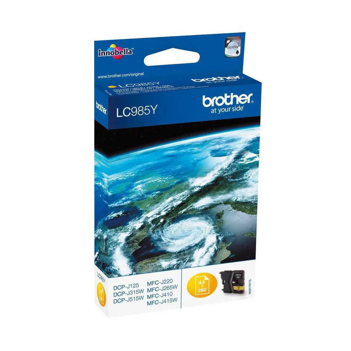 Brother LC985Y Jaune Cartouche authentique au meilleur prix