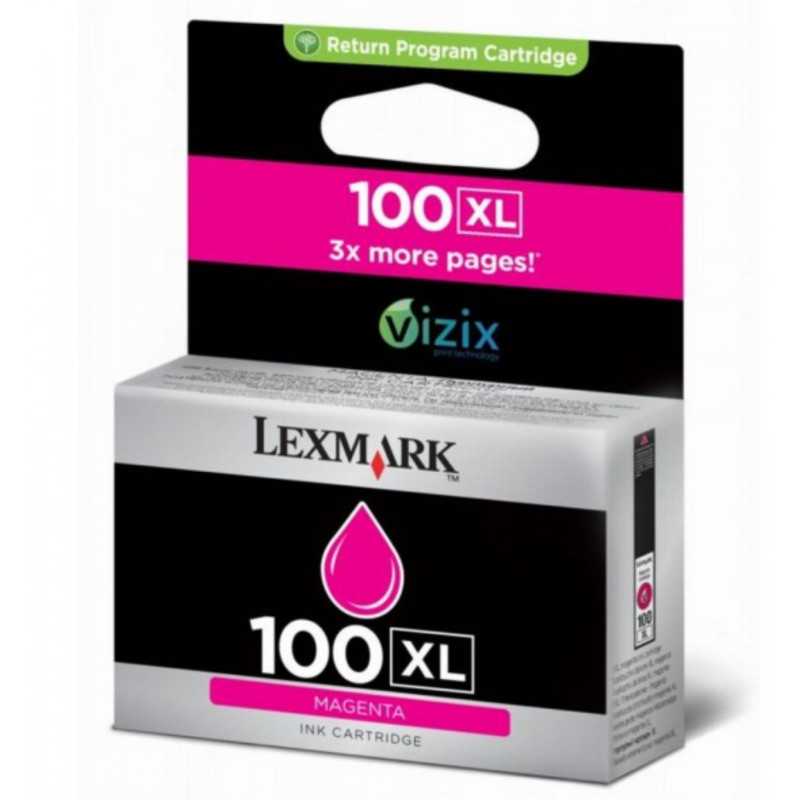 Lexmark 100XL Magenta cartouche d'encre d'origine au meilleur prix