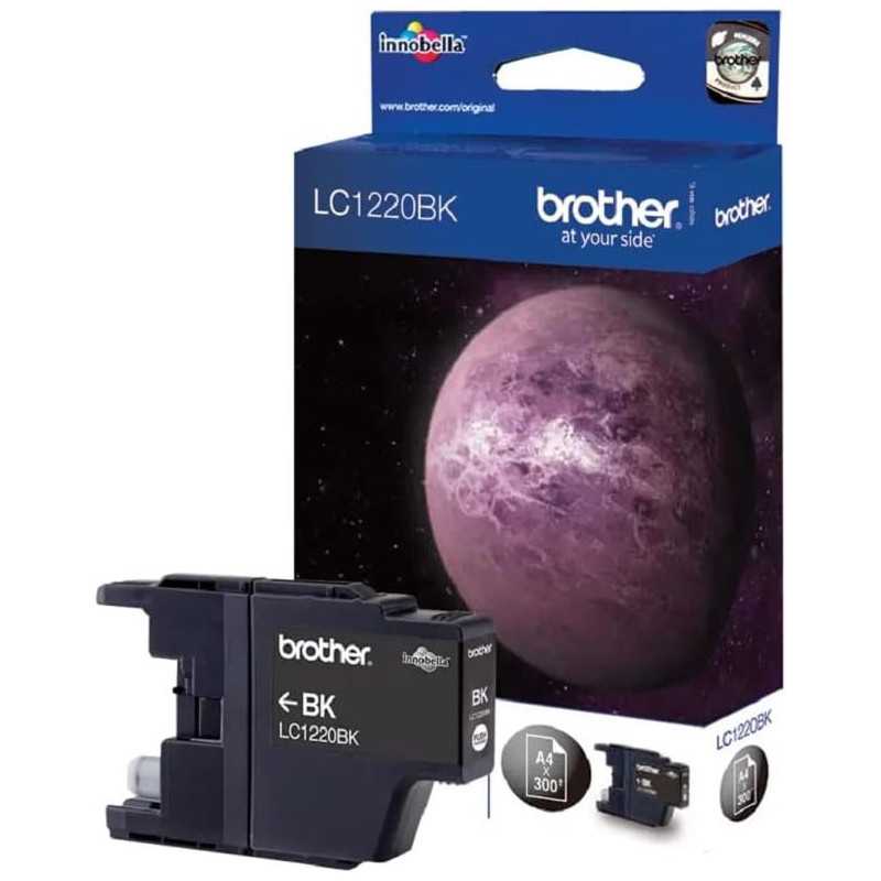 Brother LC1220BK Noir Cartouche authentique au meilleur prix