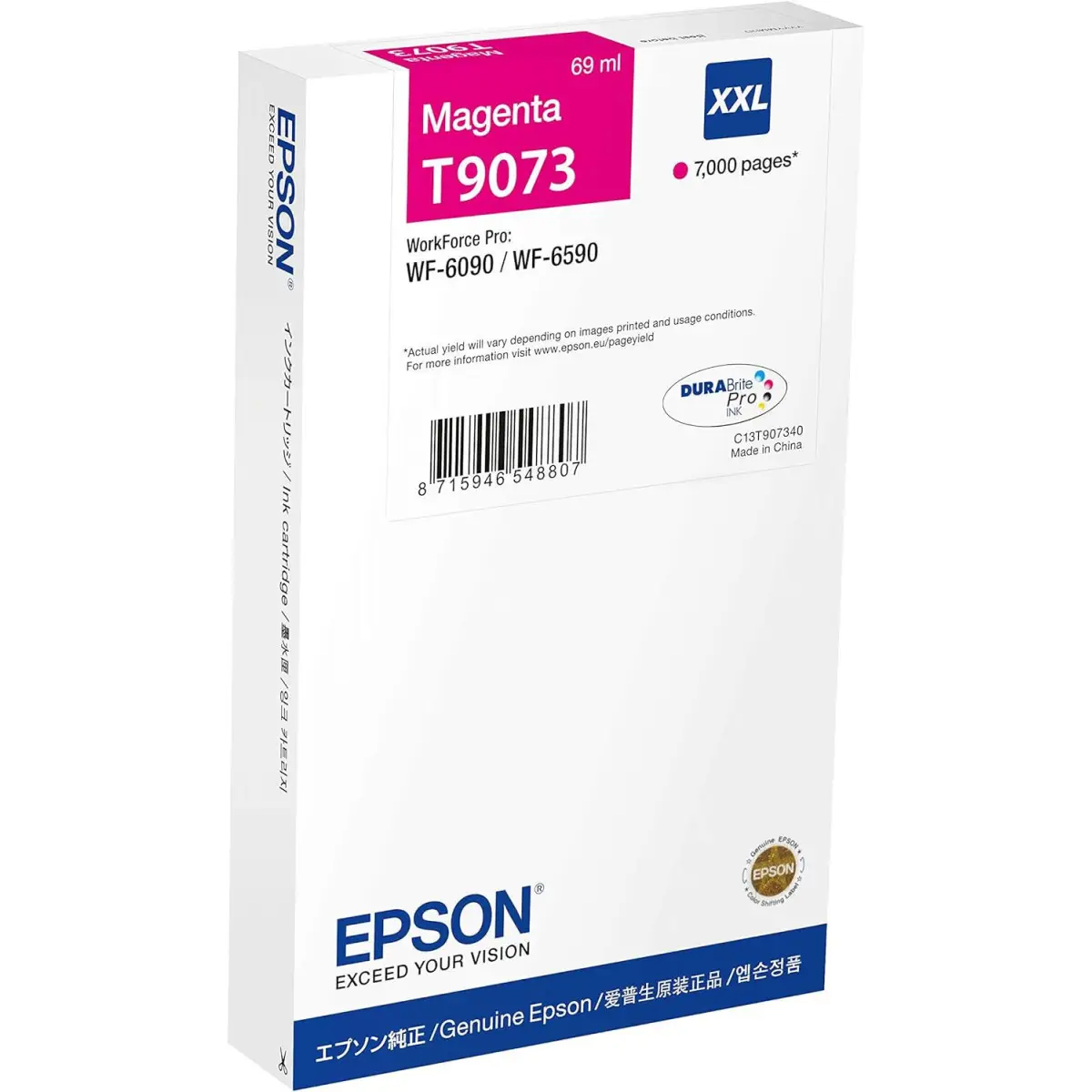 EPSON T9073 XXL Magenta Cartouche authentique au meilleur prix