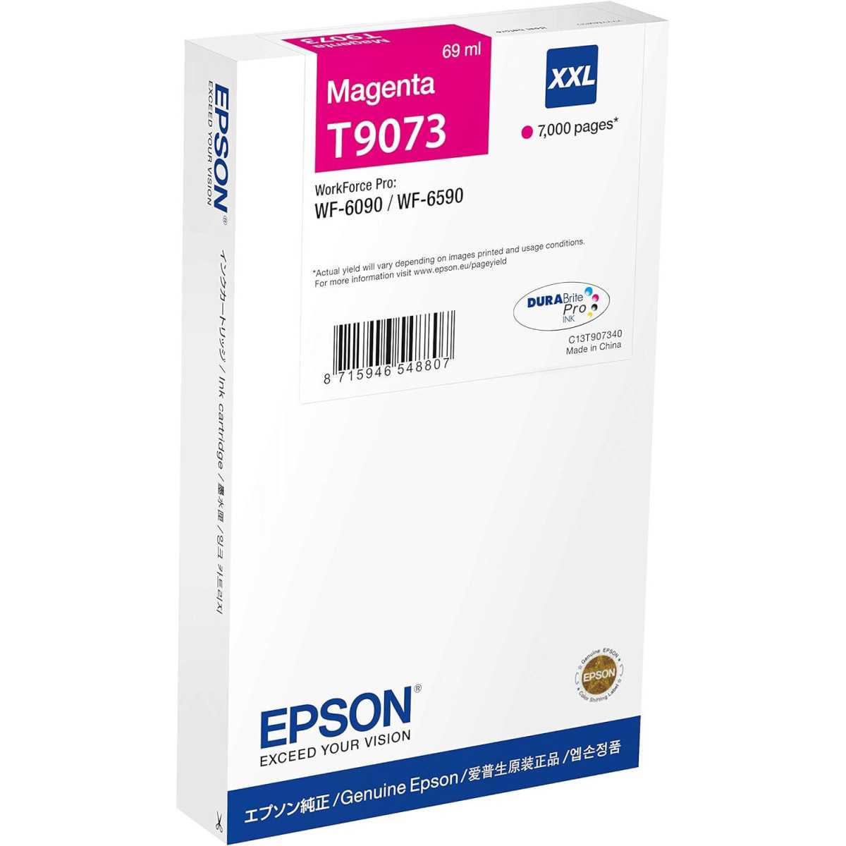 EPSON T9073 XXL Magenta Cartouche authentique au meilleur prix
