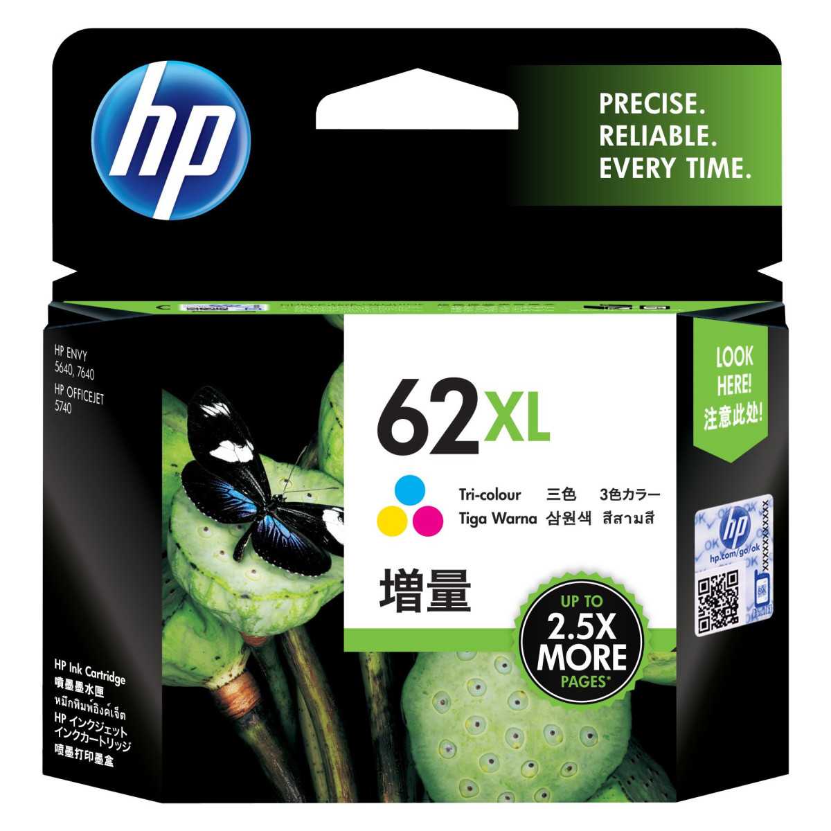 HP 62XL Couleur Cartouche d'encre d'origine au meilleur prix HP 62XL Couleur Cartouche d'encre d'origine au meilleur prix