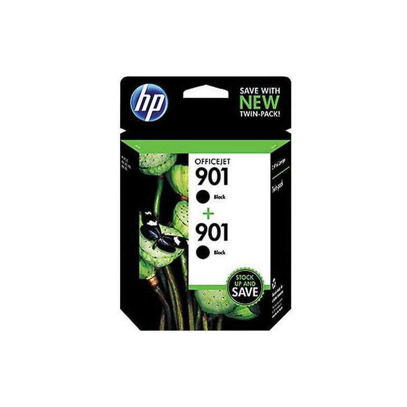 HP 901 Noir Pack de 2 cartouches d'encre d'origine au meilleur prix