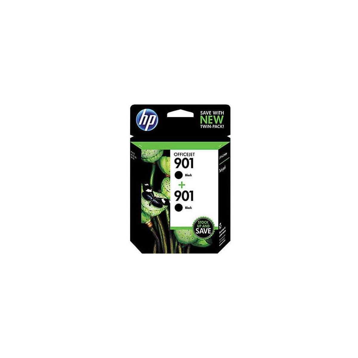 HP 901 Noir Pack de 2 cartouches d'encre d'origine au meilleur prix HP 901 Noir Pack de 2 cartouches d'encre d'origine au meilleur prix
