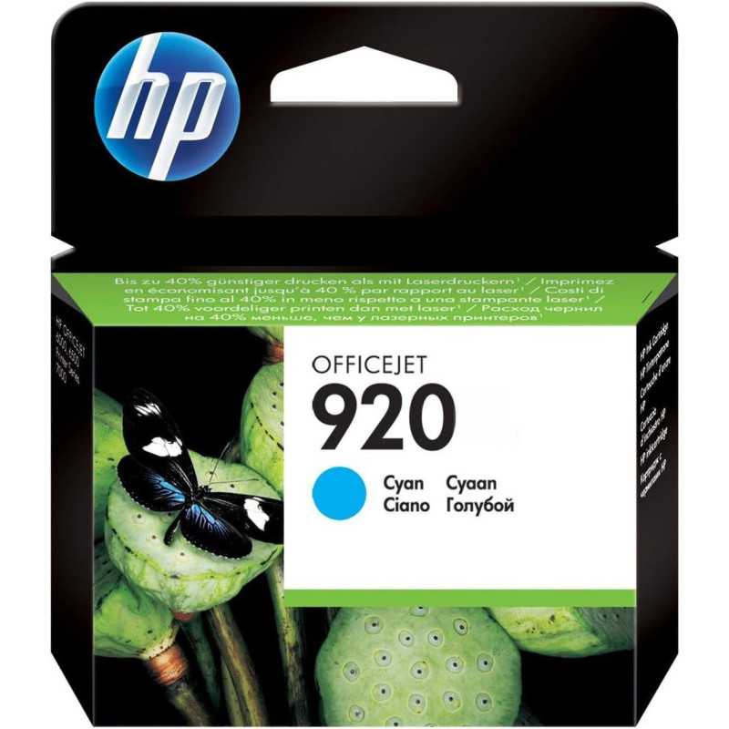 HP 920 Cyan Cartouche d'encre d'origine au meilleur prix
