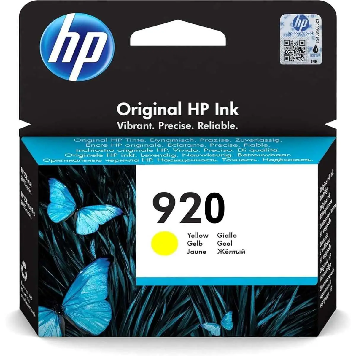 HP 920 Jaune Cartouche authentique au meilleur prix HP 920 Jaune Cartouche authentique au meilleur prix