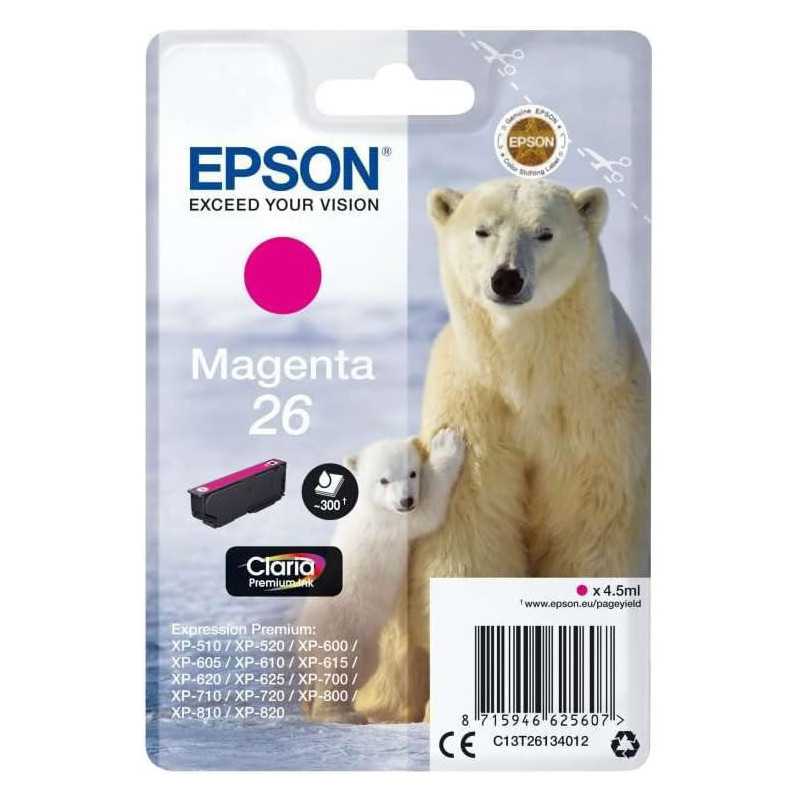 Epson 26 Magenta Ours Polaire cartouche d'origine au meilleur prix