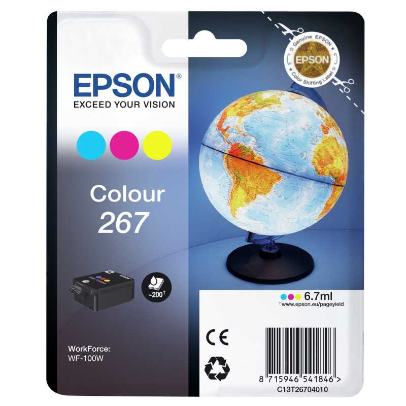 Epson 267 Couleur Globe Cartouche d'encre d'origine au meilleur prix